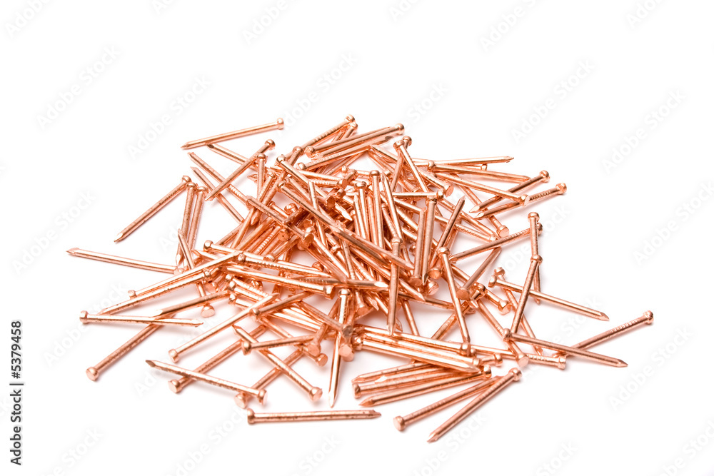 Big heap of little golden nails Big heap of little golden nails