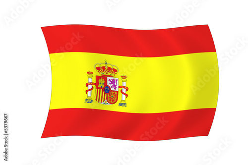 Spanien Wappen Flagge photo