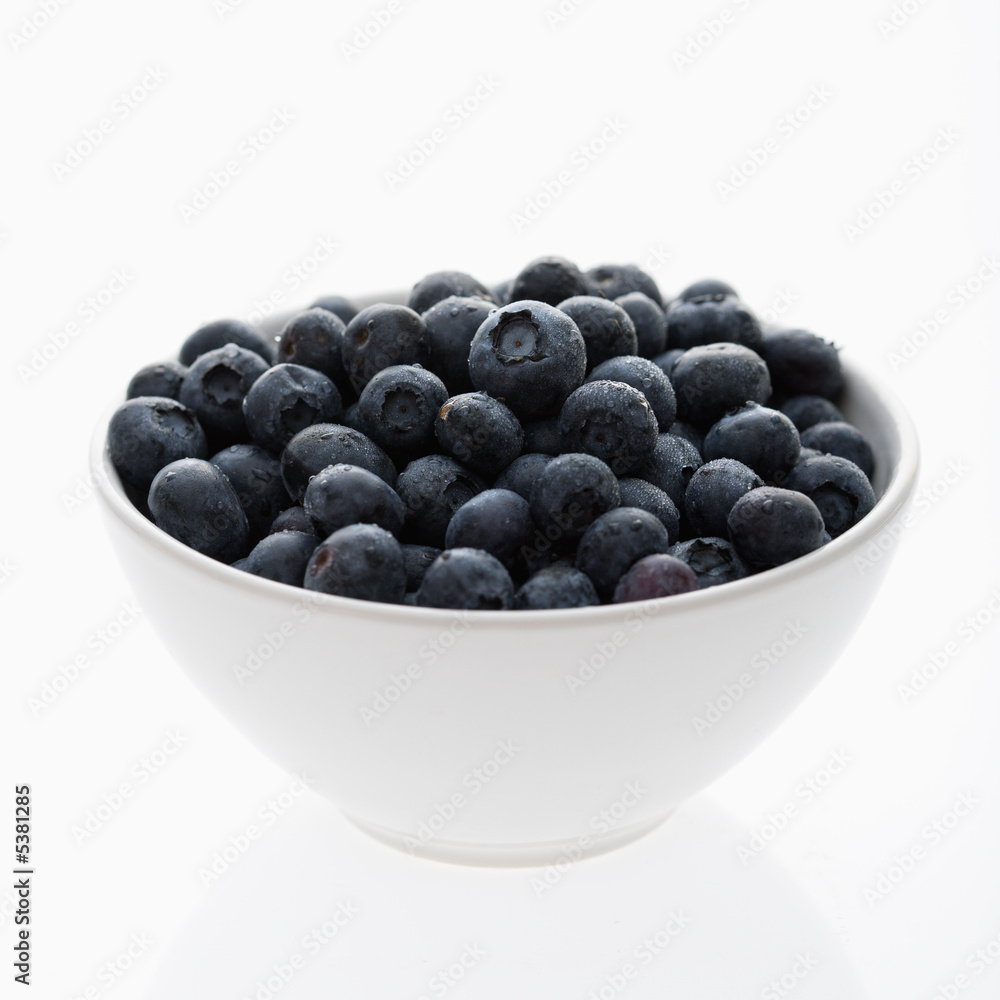 Bowl of Blueberries. Bowl of Blueberries.
