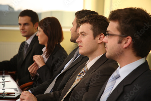 group of peole at the meeting photo