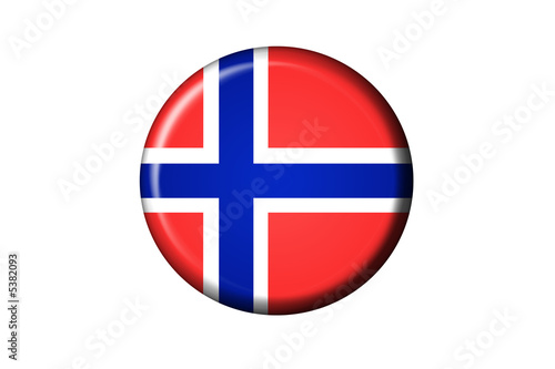 Norwegen Flaggen Knopf