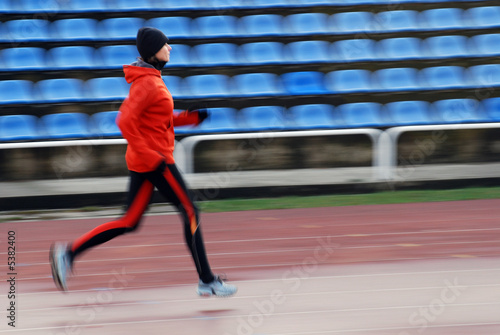 Running on the track