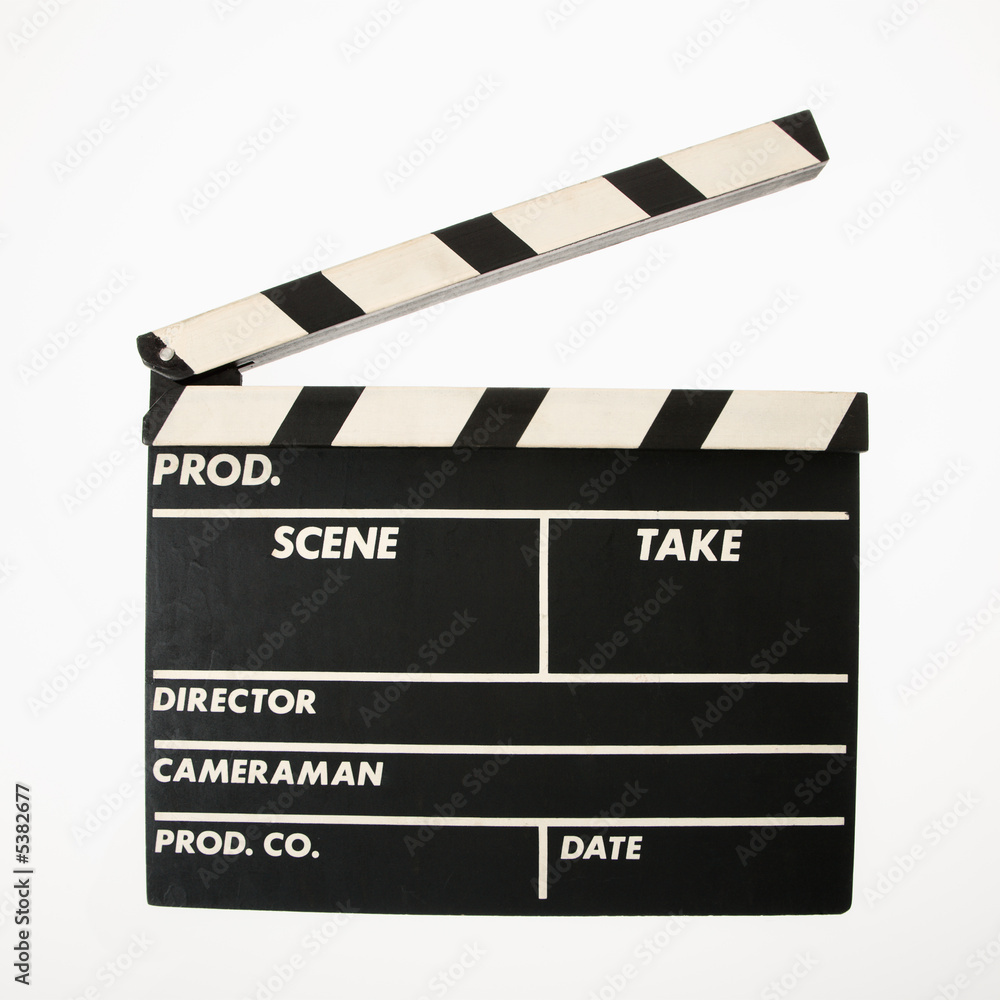 Obraz premium Movie clapboard.