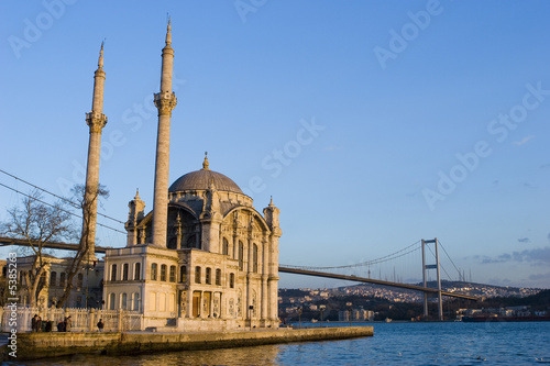Ortakoy Mosque and The Bridge in Istanbul