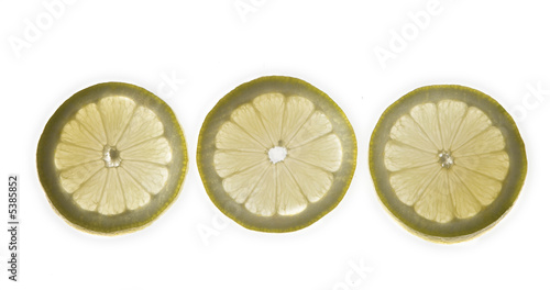 Obraz na plátně Rodajas de limon fresco