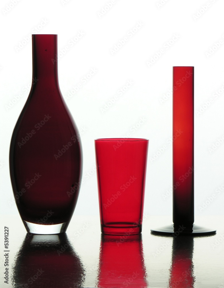 red and scarlet glass utensiles red and scarlet glass utensiles