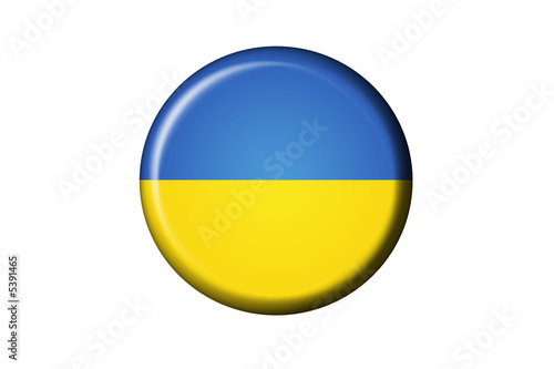 Ukraine Flaggen Knopf