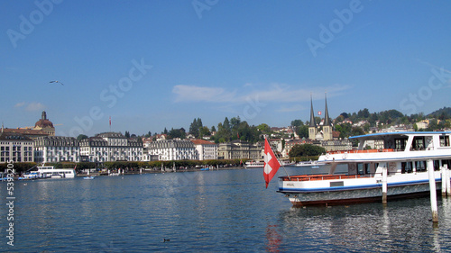 Luzern mit Dampfer photo