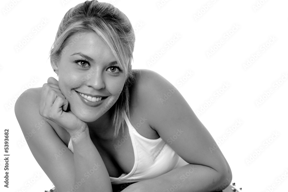Obraz premium Fitness Blond