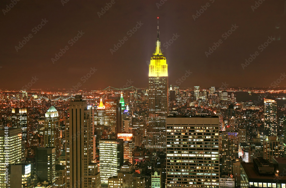 New York City midtown skyline