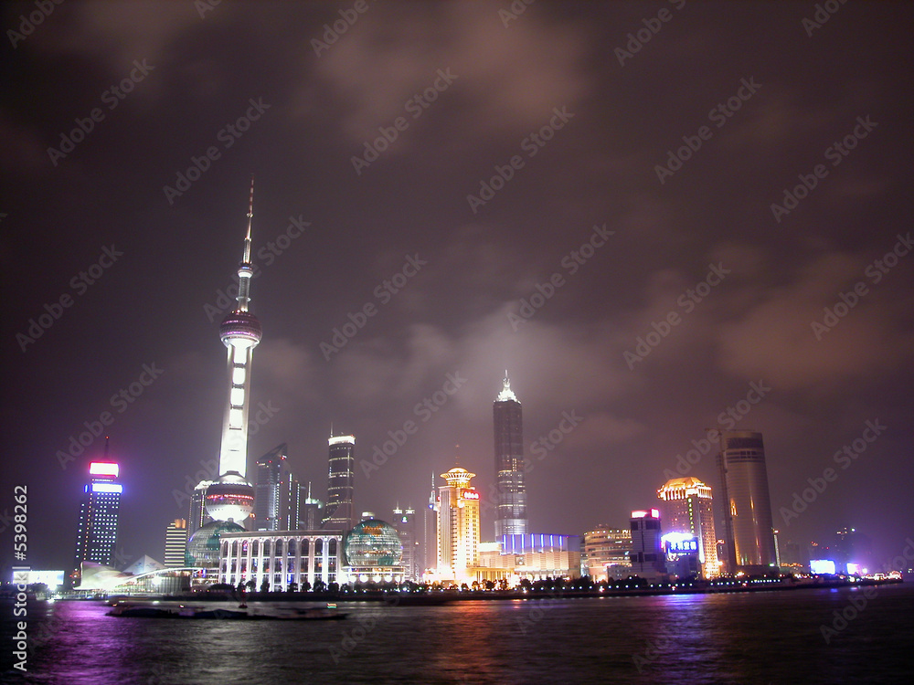 Fototapeta premium shanghai la nuit