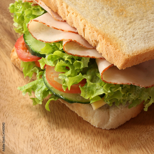 Close-up of a fresh sandwich
