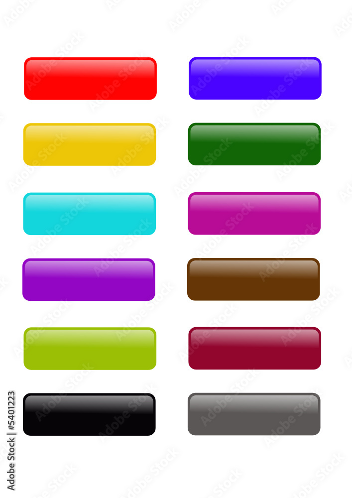 boutons colorés boutons colorés
