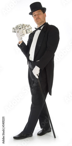 Man in tuxedo photo