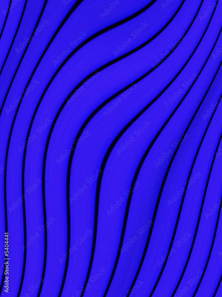 blue wavy curves, abstract background