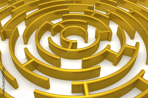 The gold labyrinth with ref...