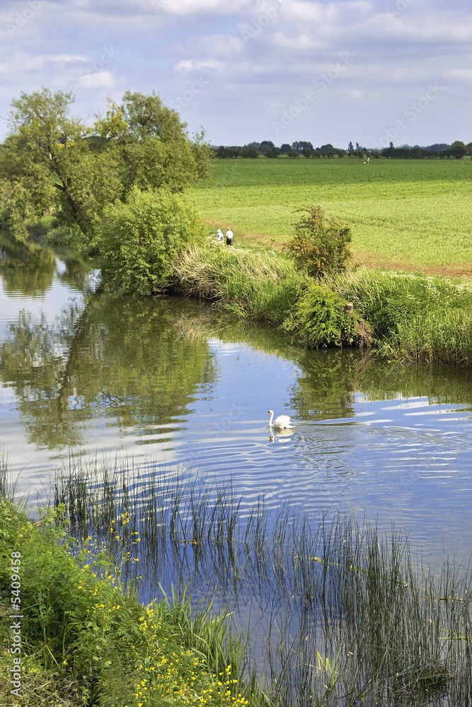 river avon stratford-upon-avon warwickshire england uk