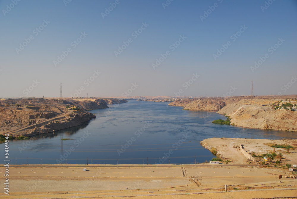 The high Sad el-Ali-Dam in Egypt