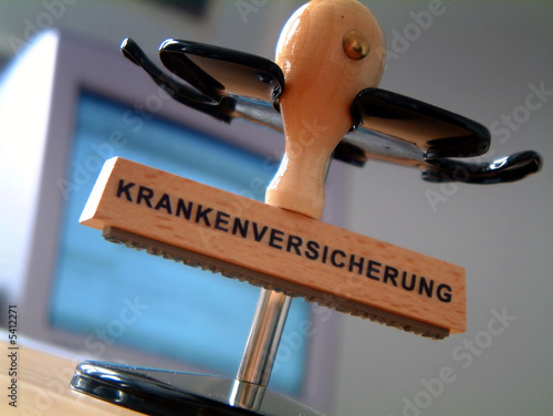 Stempel Krankenversicherung photo