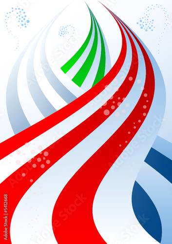 Abstract bands background vector illustration