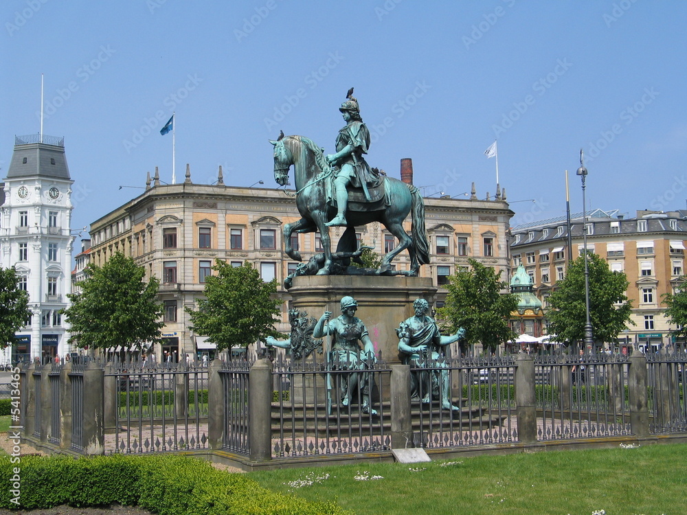 Fototapeta premium Denkmal in Kopenhagen