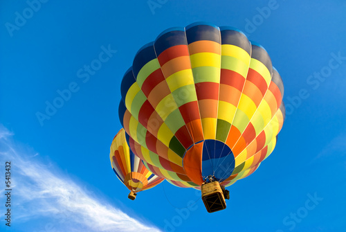 Fototapet hot air balloons in the sky