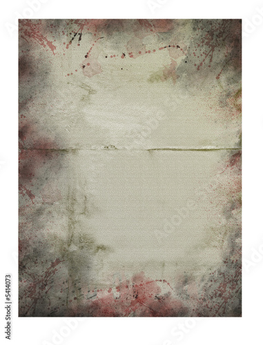 paper texture background with blood drops 