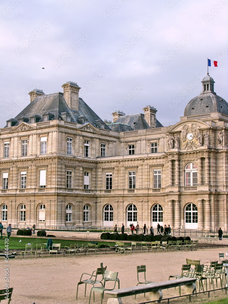 Sénat et jardin du Luxembourg, Paris