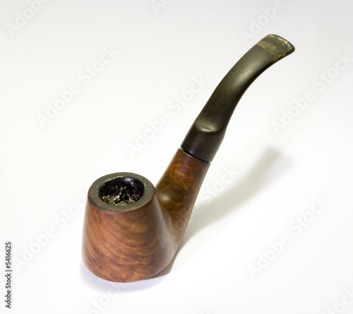 Old smoked English briar pipe 1