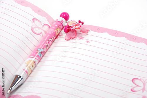 pink girl diary