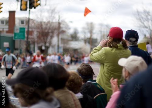 Fotografija Spectators at a marathon