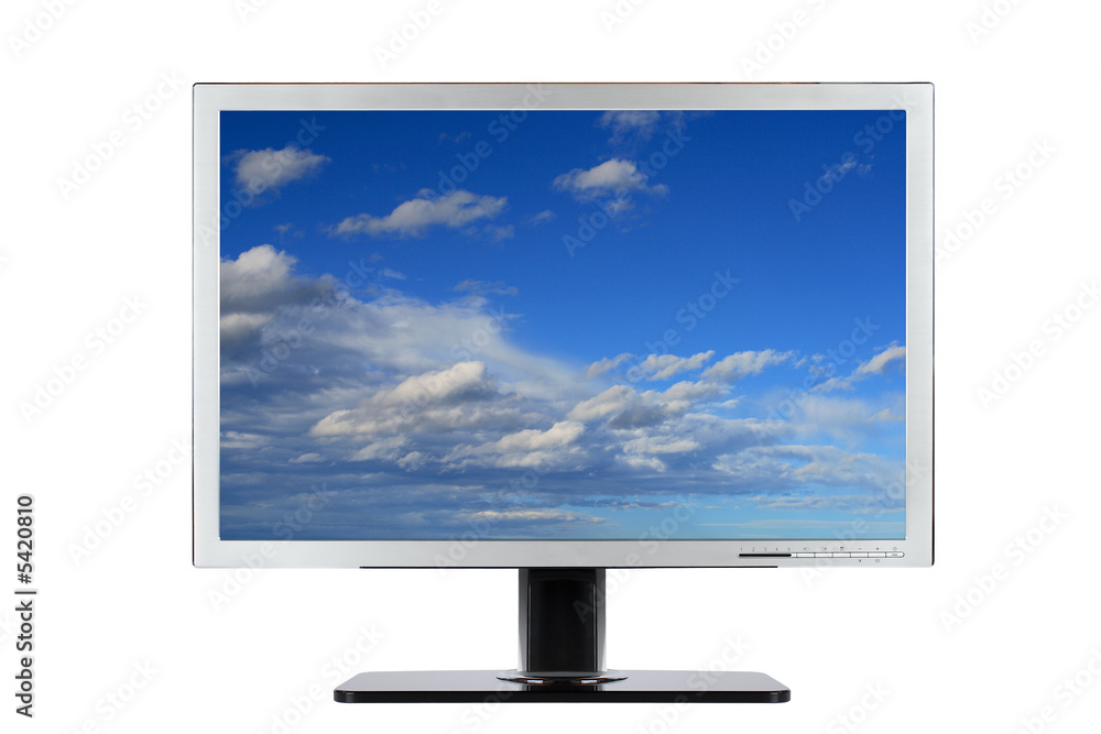 Computer flat wide screen