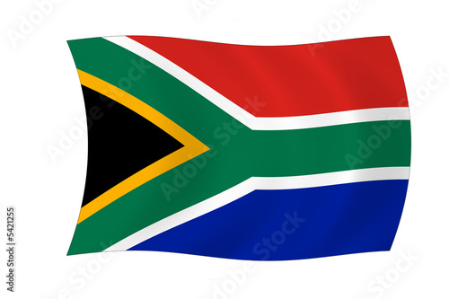 Südafrika Flagge