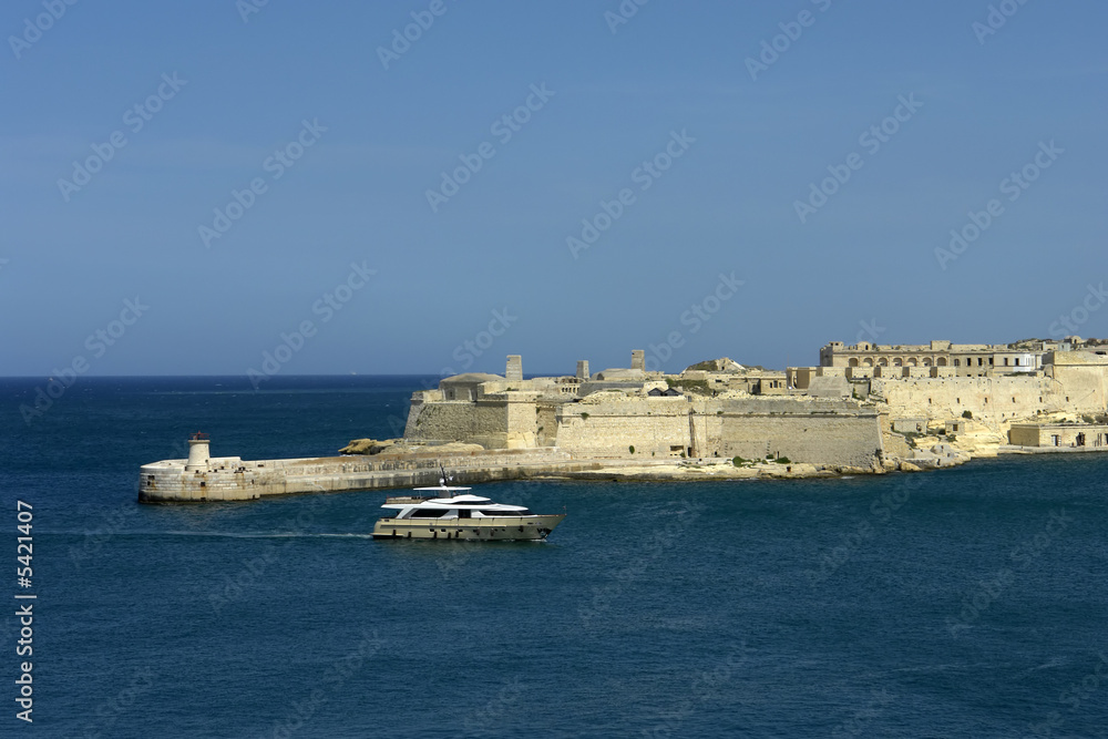 Valetta harbor view, Capital of Malta island