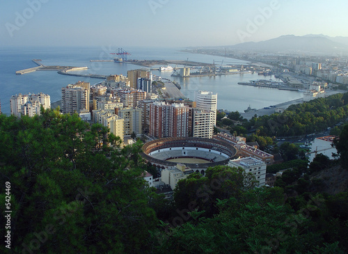 Vista del Puerto de Malaga