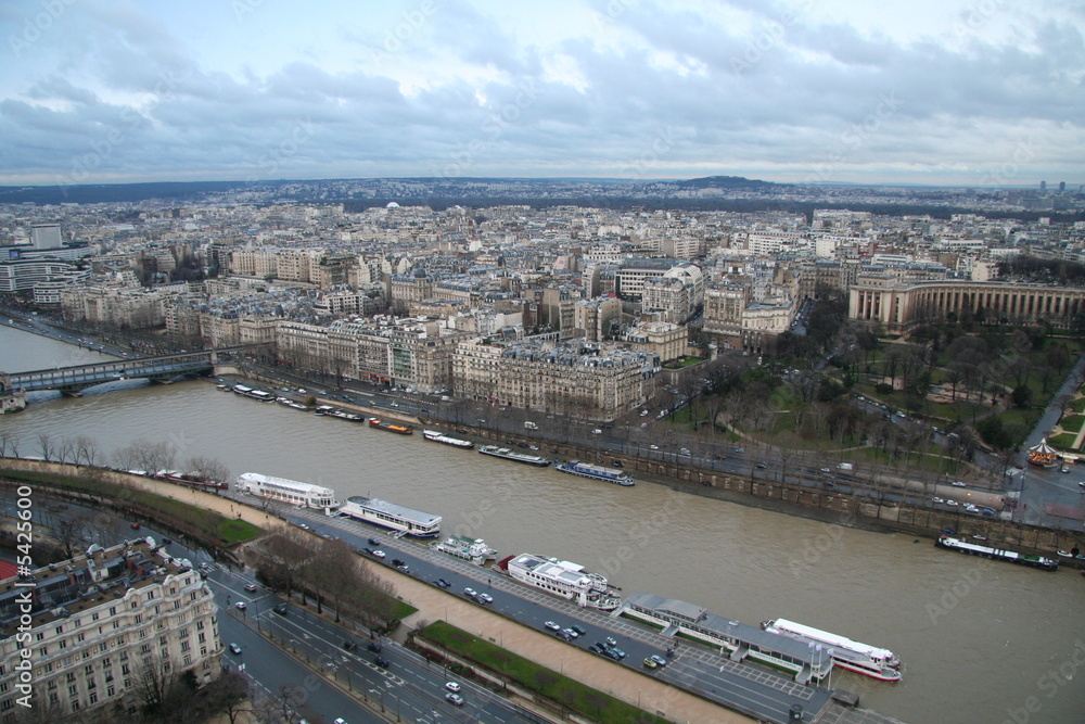 La Seine vue de haut