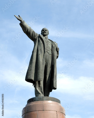 Russia. Volgograd. A monument to Lenin.
