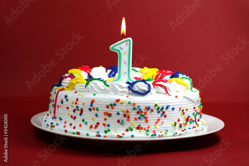 Birthday Cake - One