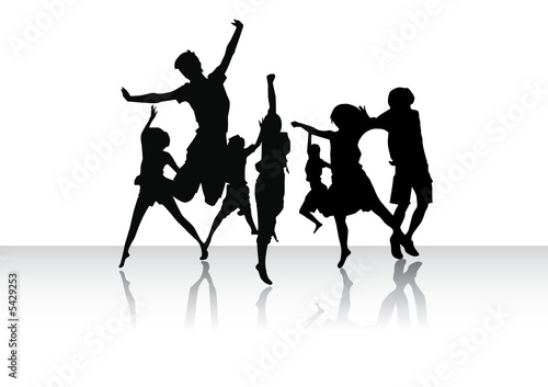 Group of peoples in dance