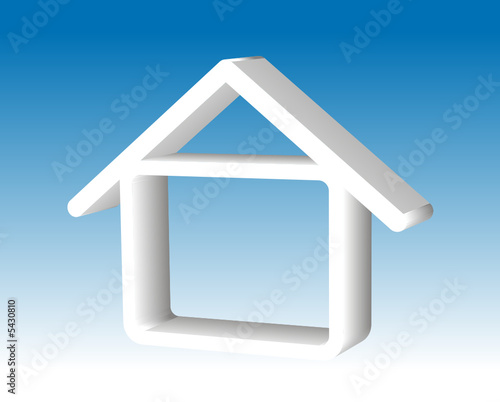 hogar icono 3d