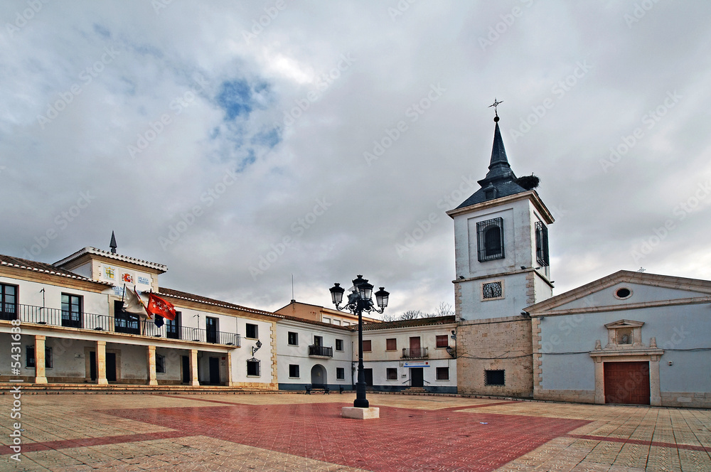 Plaza Mayor en Titulcia