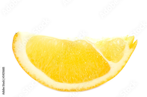 object on white - food -fruit -orange