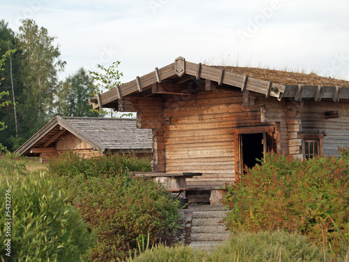 Burned country-house, details