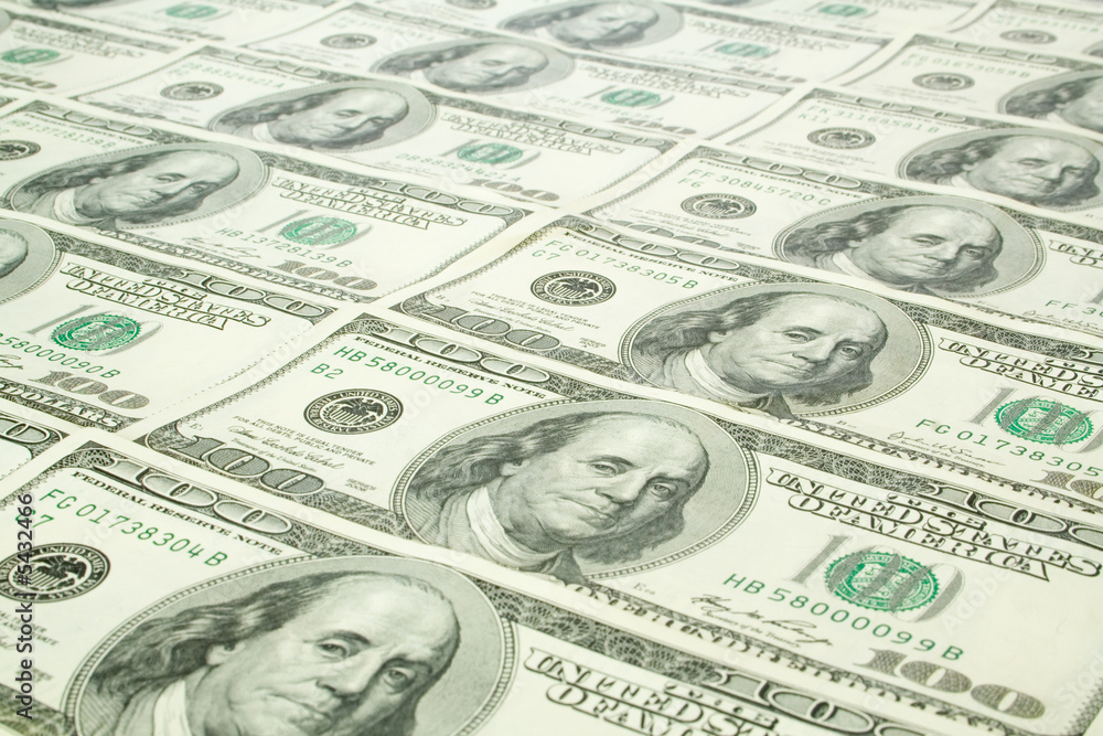 background from hundred dollars background from hundred dollars
