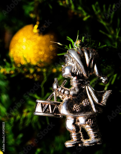 Xmas ball on Xmas tree