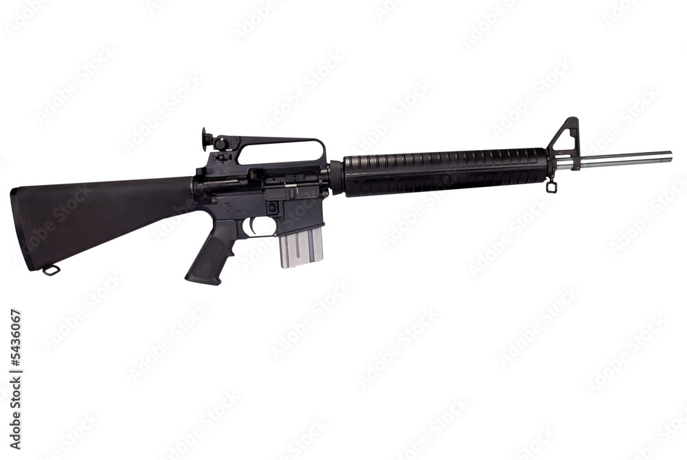 Machine gun isolated over white with a clipping path Machine gun isolated over white with a clipping path