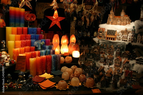 Christmas color candles