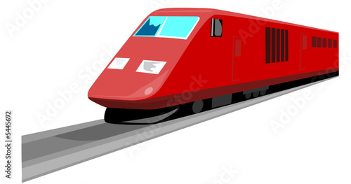 Speeding train