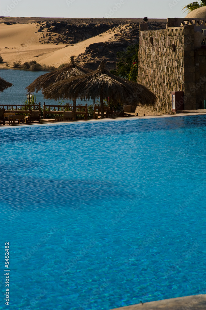 Resort Hotel Swimming Pool on the Nile