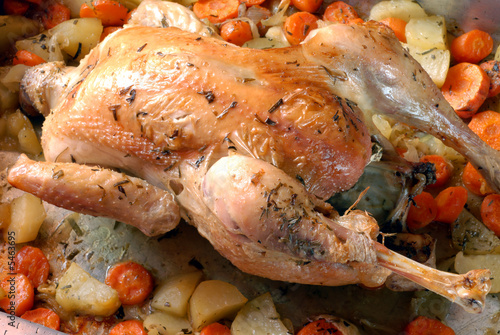 Poulet rôti photo